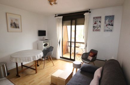 STUDIO CABINE – PARKING – LOGGIA – PIED TELECABINE – RESIDENCE TERRASSES D’ETIGNY – TE755